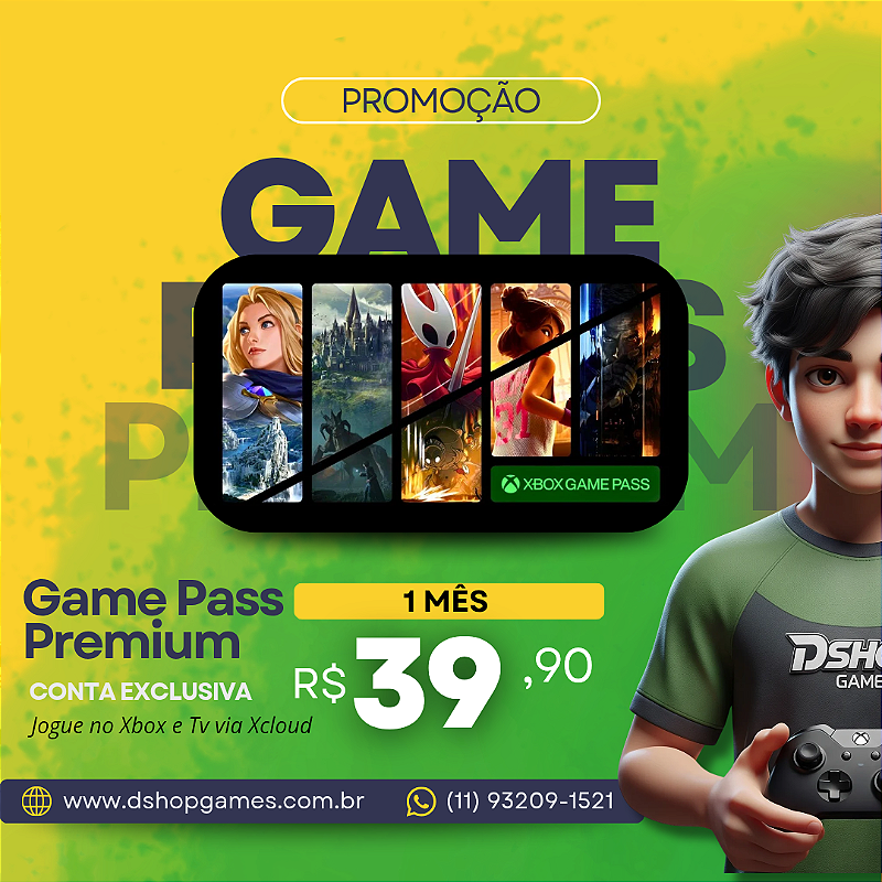 Game Pass Premium Xbox e xCloud
