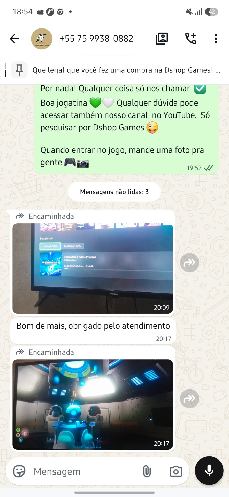 Conversa real com cliente Lucas Oliveira