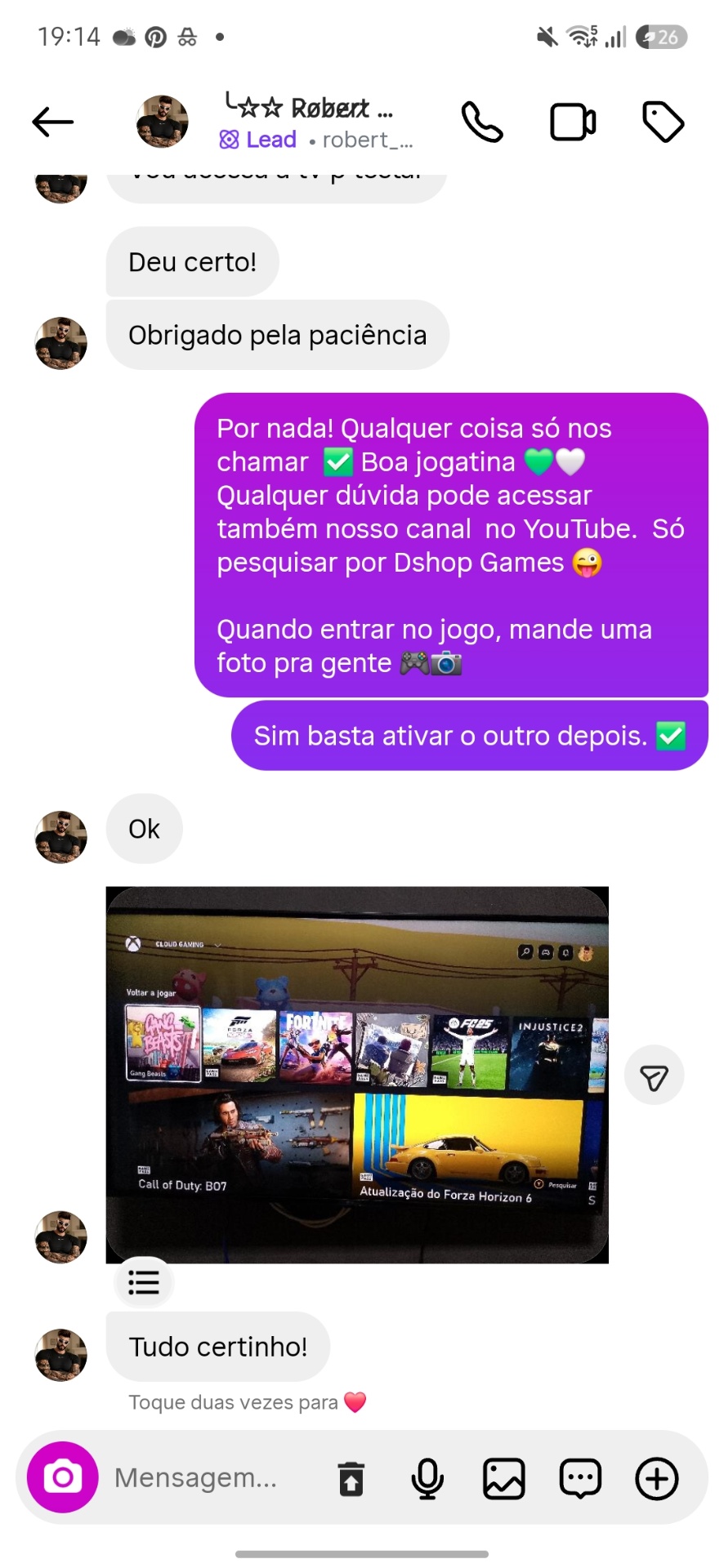 Depoimento real de @xboxbrpro