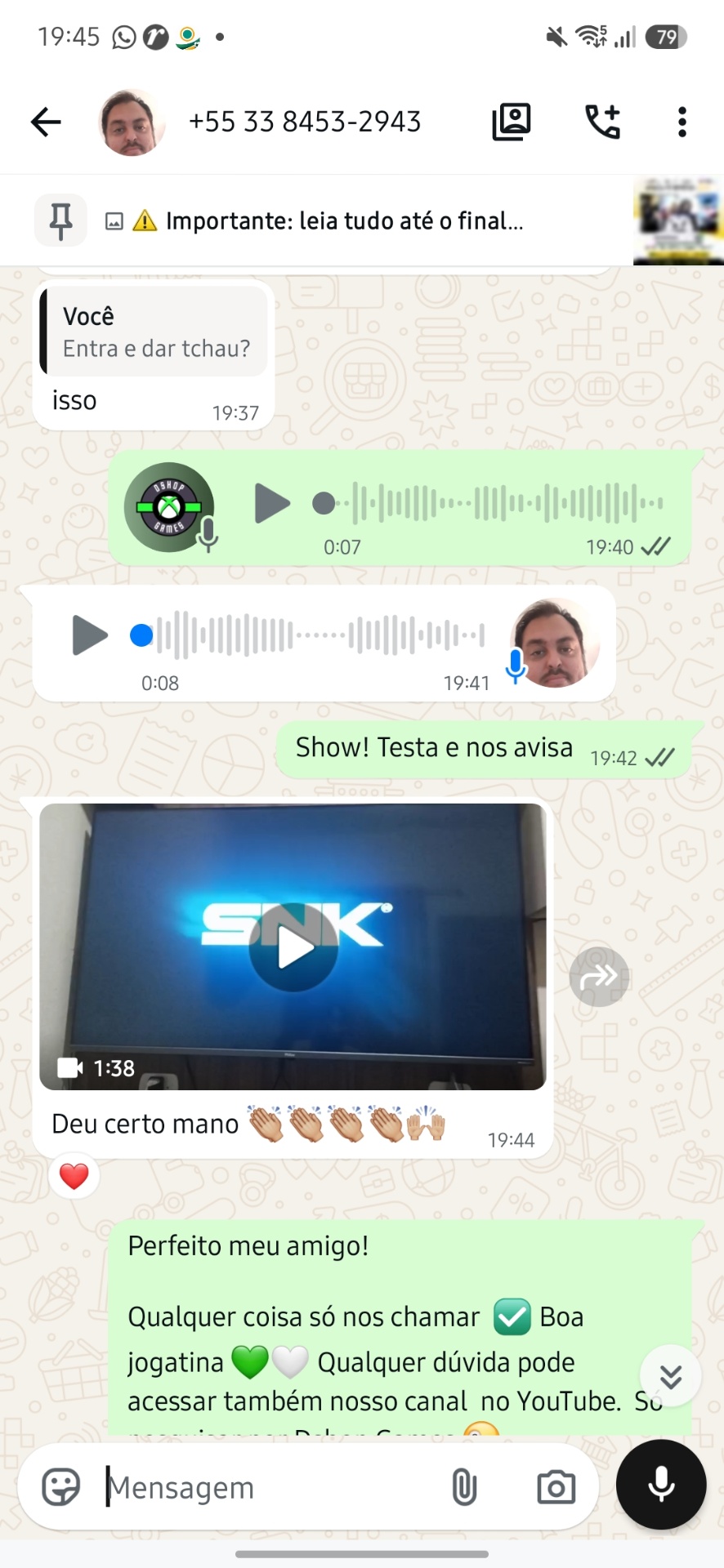 Depoimento real de Diego Fernandes