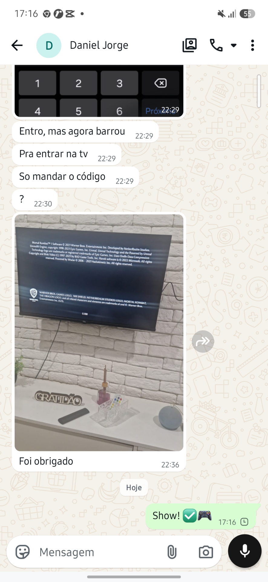 Conversa real com cliente Diego Cardoso