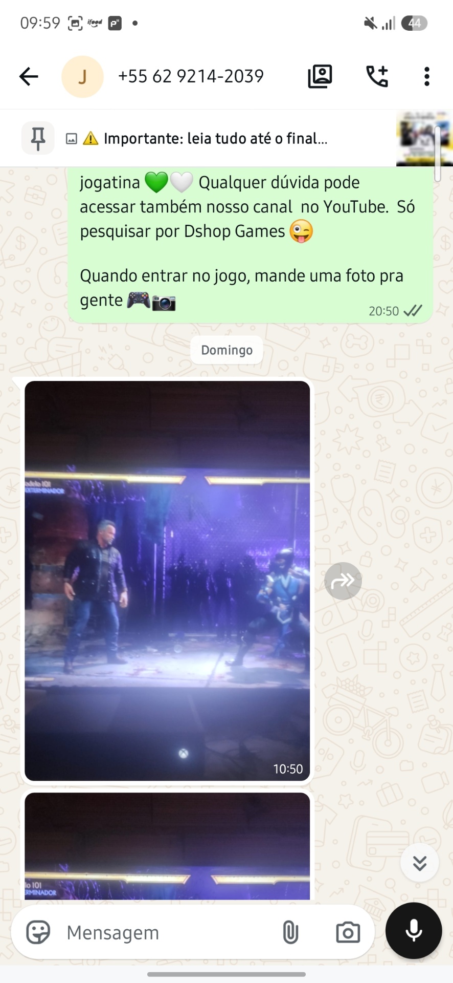 Conversa real com cliente Rafael Costa