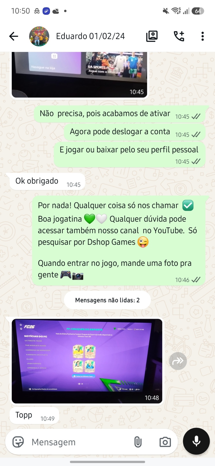 Conversa real com cliente Diego Cardoso